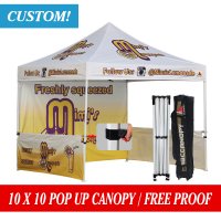 Professional 10x10 Marquee Custom Pop up Party Tent Event Gazebo W/Roller Bag